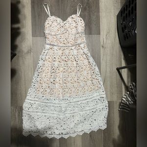 Gorgeous white lace boutique dress size small